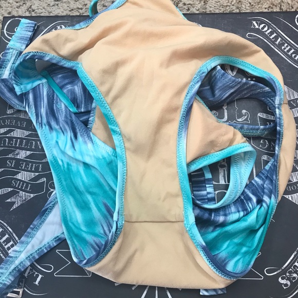 BCBG Blue Monokini Size Small - Picture 6 of 6